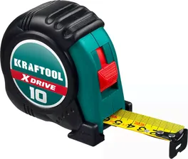 Рулетка 10 м x 25 мм Kraftool X-Drive 34122-10