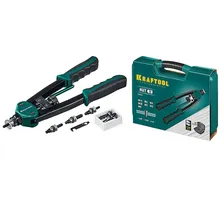 Заклепочник Kraftool NUT-12 двуручный резьбовой кейс, арт. 31183