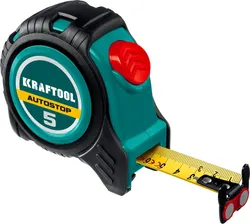 Рулетка 10 м x 25 мм Kraftool AutoStop 3412-10-25