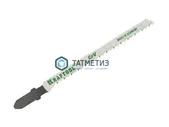 Пилки KRAFTOOL T101BR, для эл/лобзика, Cr-V, по дереву, фанере, ламинату, обратный рез, EU-хвост.