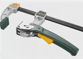 струбцина тип F 300/75 мм ,рычажная быстрозажимная, KRAFTOOL 32019-75-300