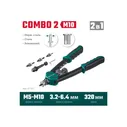 Комбинированный двуручный заклепочник KRAFTOOL Combo2-M10 31181