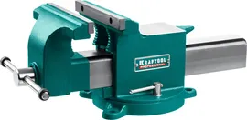 KRAFTOOL STEEL, 200 мм, Стальные слесарные тиски (32701-200) Kraftool