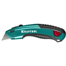 Нож KRAFTOOL с трапециевидным лезвием тип А24 09241_z02