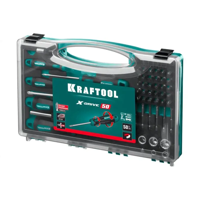 Набор отверток и насадок KRAFTOOL x-Drive-50 25815-3