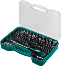 KRAFTOOL X-Drive-122 набор: отвертка-битодержатель с насадками 122 шт Kraftool