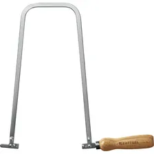 Лобзик ручной хромированный 130x300 mm, KRAFTOOL Aligator,15260