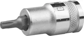 Торцовая бита-головка KRAFTOOL ″INDUSTRIE QUALITAT″, материал S2, TORX, сатинированная, 1/2″, Т27