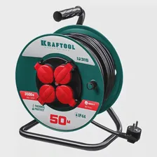 Kraftool P315 силовой удлинитель на катушке 50 м 55084-50