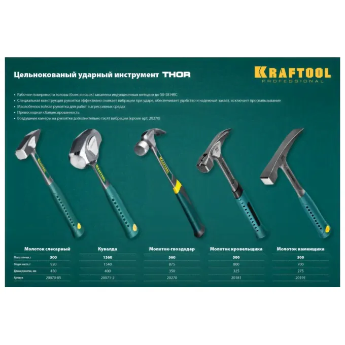 Молоток-гвоздодер KRAFTOOL 20270 231189-0