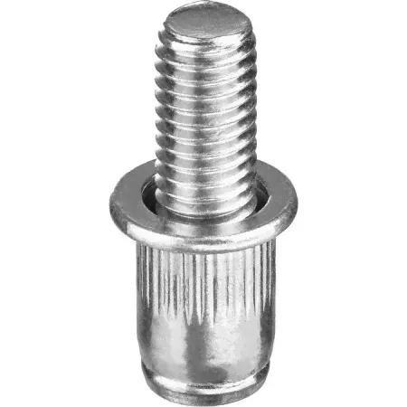 Винтовые заклепки Bolt, М4 х -8 мм, стальные, штифт -10 мм, -200 шт, KRAFTOOL