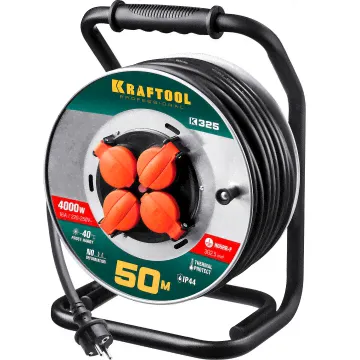Удлинитель на катушке KRAFTOOL K-325 50 [55086-50_z01]