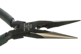 Тонкогубцы KRAFTOOL "KRAFT-MINI", обливные рукоятки, CrV сталь, 140мм (220017-3-14) {220017-3-14_z01}