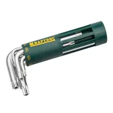 Ключи имбусовые короткие TORX набор 8 шт T10-T50 KRAFTOOL, 27433-1_z01