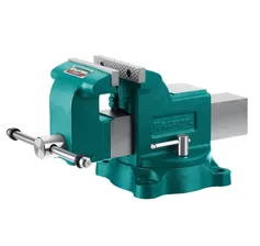 Слесарные тиски 100мм поворотные, KRAFTOOL 32702-100