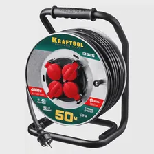 Kraftool K325 силовой удлинитель на катушке 50 м 55086-50