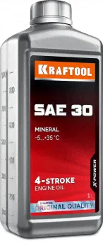 Масло 4-х тактное минеральное 1 л KRAFTOOL-0
