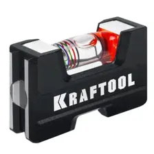 Уровень магнитный Kraftool 76 мм литой, компактный 5-в-1