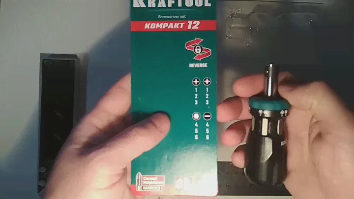 Мал клоп да крутюч. Реверсивная отвёртка с двухсторонними битами Kraftool 26161-H13. ЖМИ ЛАЙК !!!