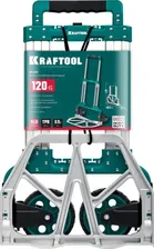KRAFTOOL ATLANT до 120кг, каркас и платформа из алюминия, платформа 48,5 х 35см, колёса d18см, вес 6,9кг, складная хозяйственная тележка (38751-120) Kraftool