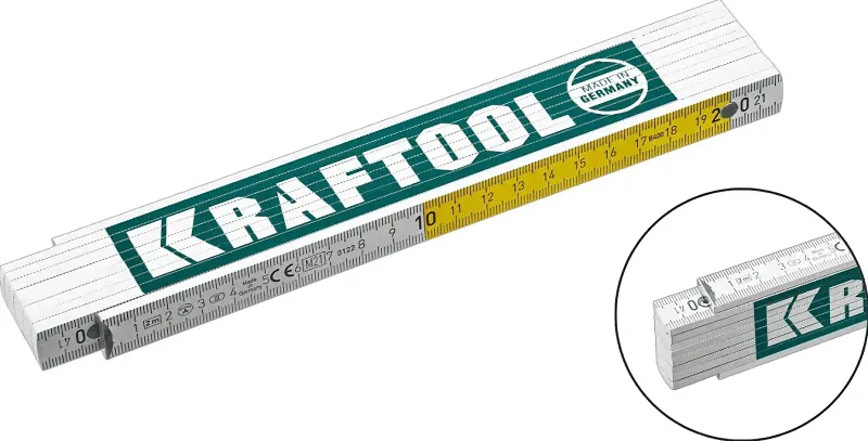 Метр KRAFTOOL PRO-90 складной деревянный 2 м-0