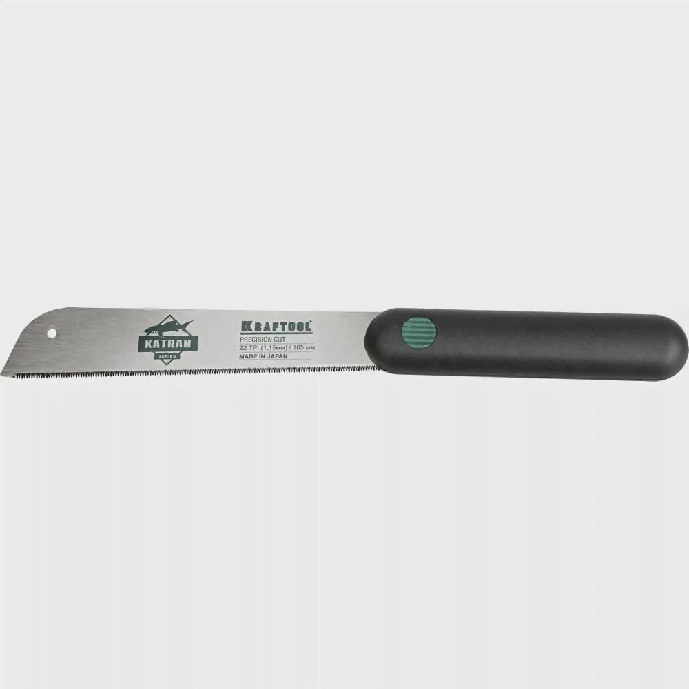 Ножовка KRAFTOOL 22TPI 185мм по дереву (пила) KATRAN 'PRECISION' 1-15194-18-22-0