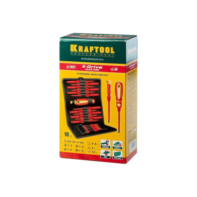 Набор отверток KRAFTOOL PROFI X-Drive 220092-H18-3