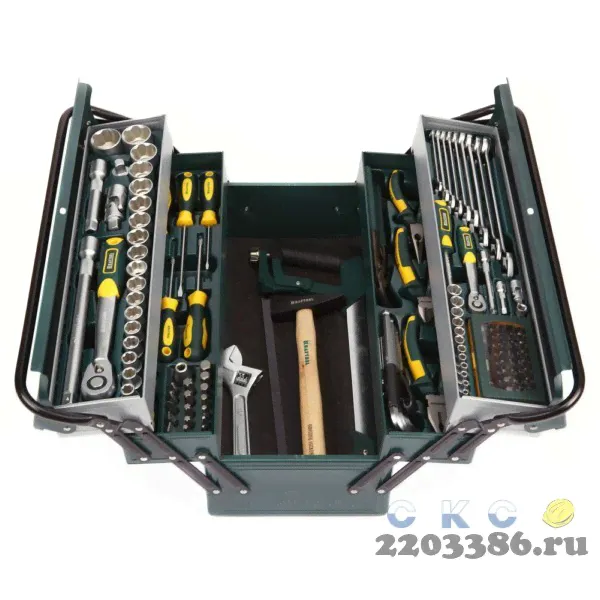 Набор инструмента универсальный, 131 предмет, KRAFTOOL GRAND-131, 27978-H131-0