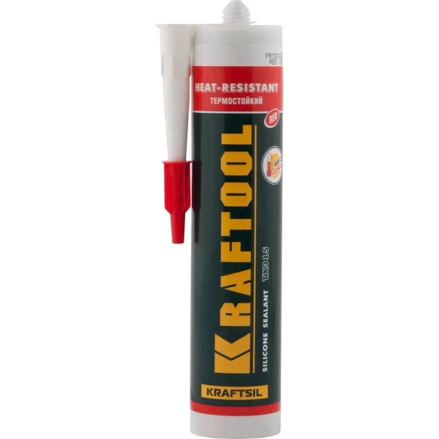 Герметик термостойкий ТX315 300 мл красный "KRAFTOOL HEAT-RESISTANT"