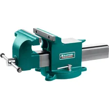 KRAFTOOL STEEL, 200 мм, стальные слесарные тиски