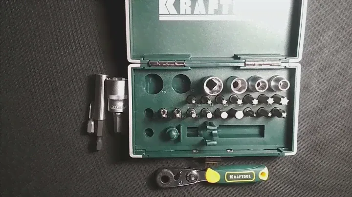 Ля чо купил. KRAFTOOL 26шт, Cr-V, набор бит 26065-H26