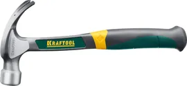 KRAFTOOL 560 г, молоток-гвоздодер цельнокованый THOR 20270